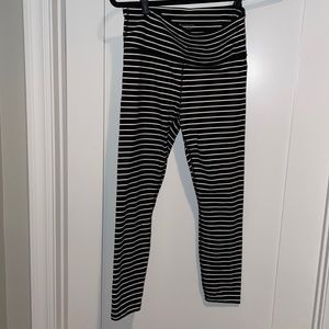 Athleta Leggings with Stripes - Size M
